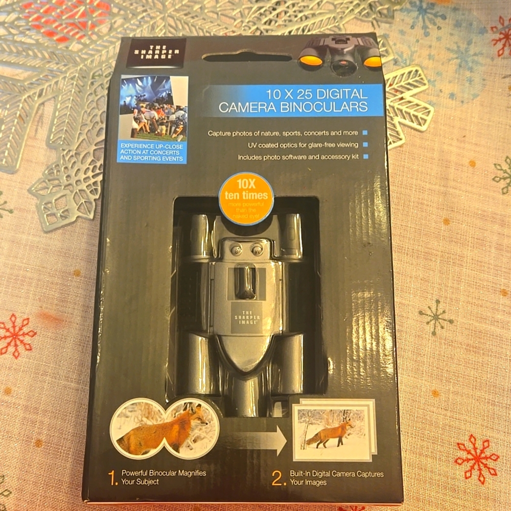 Sharper image camera binoculars new